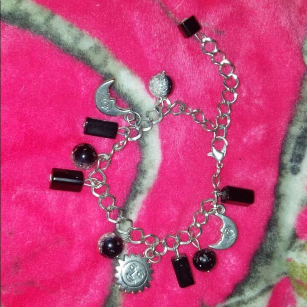 moon charm bracelet